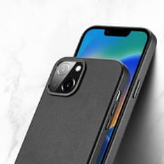 Dux Ducis Dux Ducis Grit pouzdro z Eko kůže na iPhone 14 6.1" Black