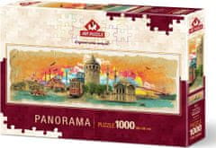 Art puzzle  Panoramatické puzzle Istanbul - koláž 1000 dílků