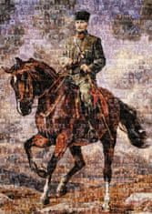 Art puzzle  Ghazi Mustafa Kemal na svém koni 1000 dílků