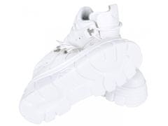 sarcia.eu Bílé šněrovací kotníkové boty z ekokůže od VICES 36 EU
