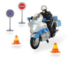 Dickie Policejní motocykl 10 cm s přísl.