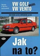 Hans-Rüdiger Etzold: VW Golf diesel od 9/91 do 8/97, Variant od 9/93 do 12/98, Vento od 29/2 do 8/97 - Údržba a opravy automobilů č. 20
