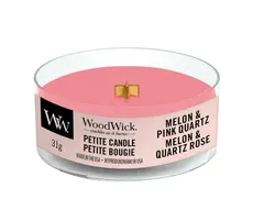 Woodwick Petite Melon & Pink Quartz vonná svíčka 31 g