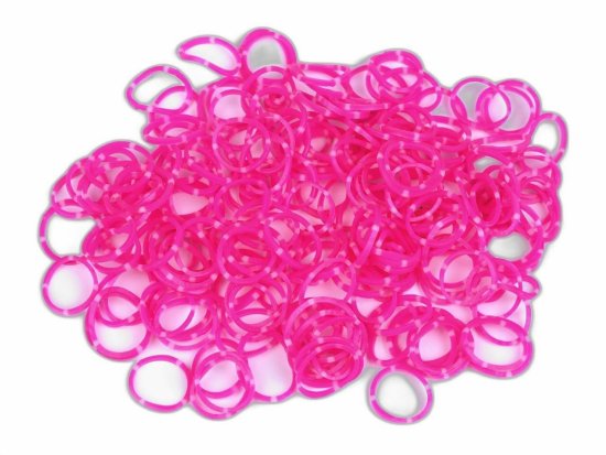 Kraftika 1sáček pink mini gumičky do vlasů, vlasové ozdoby, bižuterie