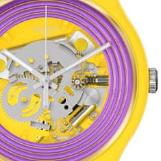 Swatch Purple Rings Yellow SO29J100