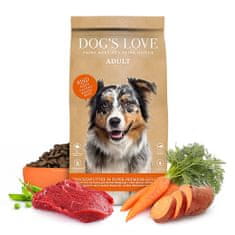 Dog's Love granule Hovězí Adult 12kg