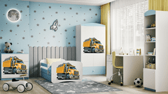 Kocot kids Dětská postel babydreams tatra modrá, varianta 80x180, se šuplíky, s matrací