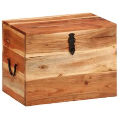 Vidaxl Úložný box 39 x 28 x 31 cm masivní akáciové dřevo