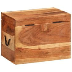 Petromila Úložný box 39 x 28 x 31 cm masivní akáciové dřevo