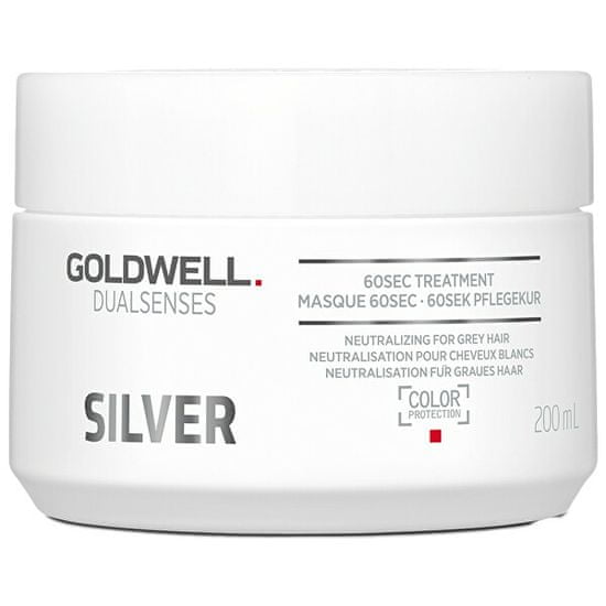 GOLDWELL Maska pro blond a šedivé vlasy Silver (60sec Treatment)