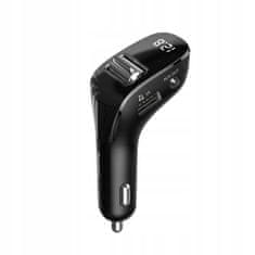 Audi Baseus FM Transmiter Bluetooth 2xUSB 15W nabíječka