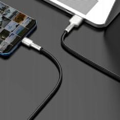 Kabel BASEUS USB-C k HUAWEI XIAOMI 40W 5A - 25 cm, CATJK-01 černá