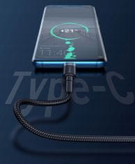 USB-C QC kabel Huawei SuperCharge 5A 1m, CATKLF-PV3 černá