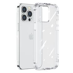 shumee Kryt pouzdra pro iPhone 14, pancéřové pouzdro s háčky, průhledný stojánek