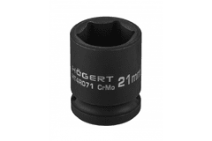 Greatstore Rázové hlavice Hoegert 1/2" 21Mm krátké