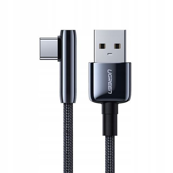 UGREEN Huawei SuperCharge USB-C úhlový kabel - 2m