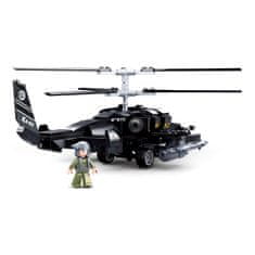 Sluban Model Bricks M38-B0752 Bojový vrtulník Ka-50 Black Shark