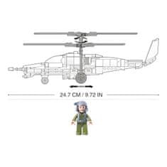 Sluban Model Bricks M38-B0752 Bojový vrtulník Ka-50 Black Shark