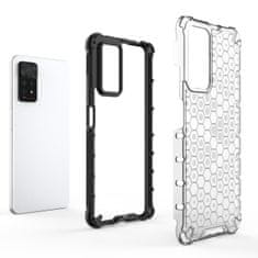 OEM Honeycomb pancéřové pouzdro se silikonovým rámem pro Xiaomi Redmi Note 11 PRO Black