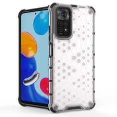 IZMAEL Honeycomb pouzdr pro Xiaomi Redmi Note 11S/Redmi Note 11 - Černá KP18583