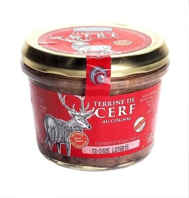 GOURMET PARTNERS Jelení terina s koňakem, 180g