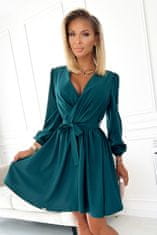 Numoco Dámské společenské šaty Bindy zelená L/XL