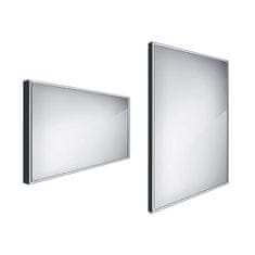 NIMCO ZPC 13006-90 Černé LED zrcadlo 1200x700 - Nimco