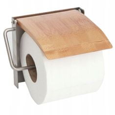 BPS-koupelny Držák na toaletní papír REA 390227 BAMBUS nerez/bambus