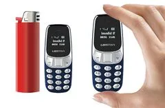 CoolCeny Miniaturní mobilní telefon L8STAR - Nejmenší na světě - Šedá