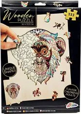 Grafix Obrysové puzzle Opice 133 dílků