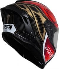 JUST 1 HELMETS Moto přilba JUST1 J-GPR INSTINCT carbon neonově červená L