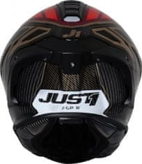 JUST 1 HELMETS Moto přilba JUST1 J-GPR INSTINCT carbon neonově červená L