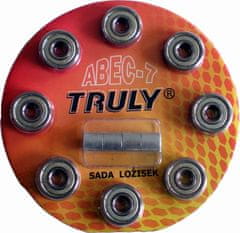 Truly Sada ložisek TRULY ABEC 7 - Carbon/8ks