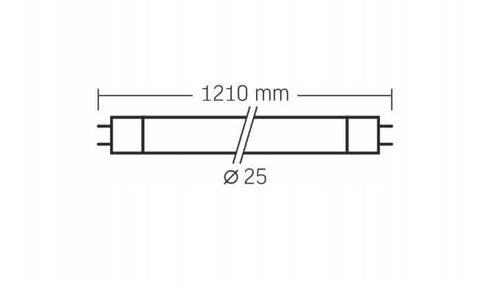 VIDEX LED trubice T8 - 120cm - 18W - studená bílá | MALL.CZ