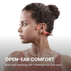 SHOKZ OpenRun PRO Bluetooth sluchátka před uši, růžová