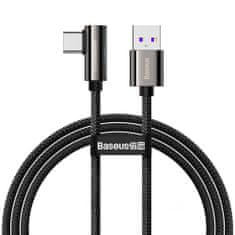 Greatstore Legendární USB - USB-C 66W 1m úhlový herní kabel - černý