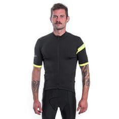 Sensor CYKLO COOLMAX CLASSIC pánský dres kr.rukáv celozip true black velikost M