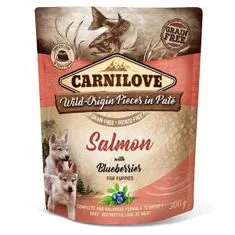 Carnilove Salmon & Blueberries Puppy 300 g kapsička pro štěňata s lososem a borůvkami