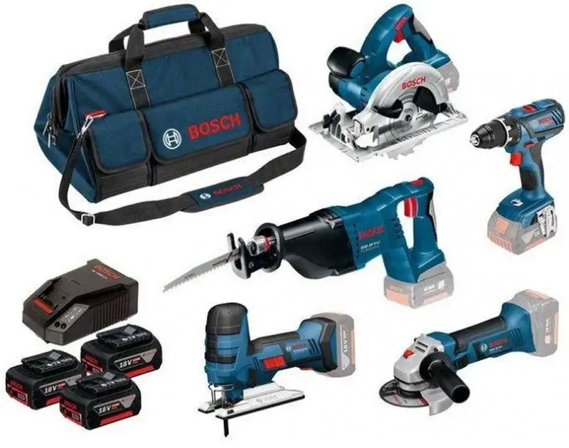 BOSCH Professional sada aku nářadí 5Tool Kit 18V (0615990K6N)