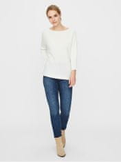 Vero Moda Dámský svetr VMNORA Regular Fit 10210570 Snow White (Velikost S)