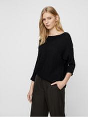 Vero Moda Dámský svetr VMNORA Regular Fit 10210570 Black (Velikost S)