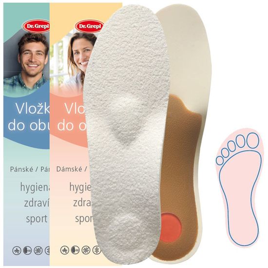 Dr.Grepl 89-2/5 Vložky FLEXI FROTÉ gel 37-38