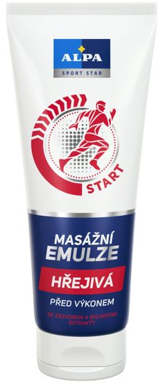 ALPA Masážní emulze Hřejivá 210 ml