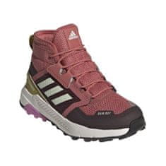 Adidas Boty trekové vínově červené 33 EU Terrex Trailmaker Mid Rrdy JR