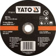 YATO Kotouč na kov 115 x 22 x 1,2 mm