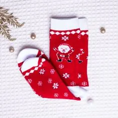 Star Socks Vánoční ponožky Santa červená vel. 35-38