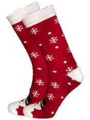 Star Socks Ponožky Noel červené 35-38