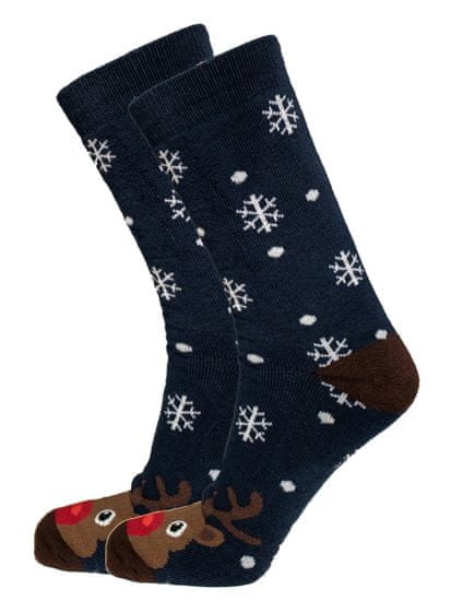 Star Socks Ponožky Noel tmavě modré