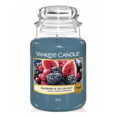 Yankee Candle vonná svíčka Mulberry & Fig Delight (Lahodné moruše a fíky) 623g