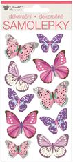 Anděl Přerov Samolepky s 3D křídly 10 x 21,5 cm, motýli